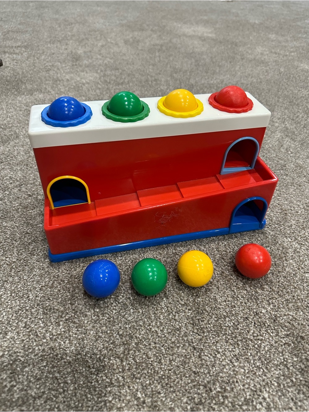 Vintage 1990 Discovery Toys Ball Drop